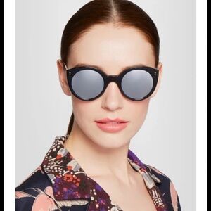 Illesteva Palm Beach Round Mirror Sunglasses